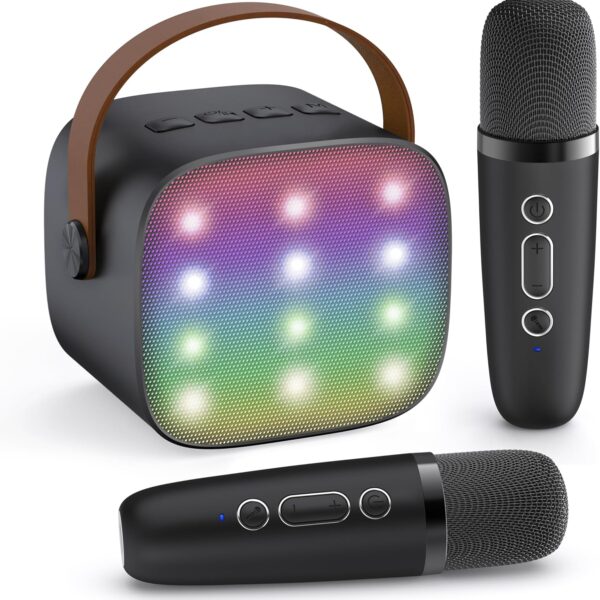 YLL Portable Karaoke Speaker with 2 Mics